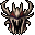 antler skull mask