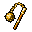 a golden mace