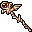 a skull angel staff