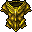 a luxury gold armor