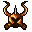gilded horned helmet